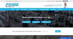Desktop Screenshot of primemach.com