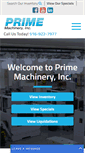 Mobile Screenshot of primemach.com